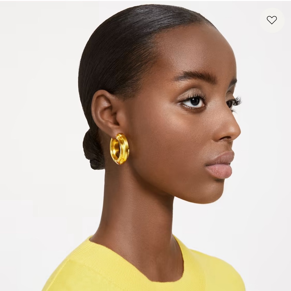 Swarovski Lucent Hoop Earrings